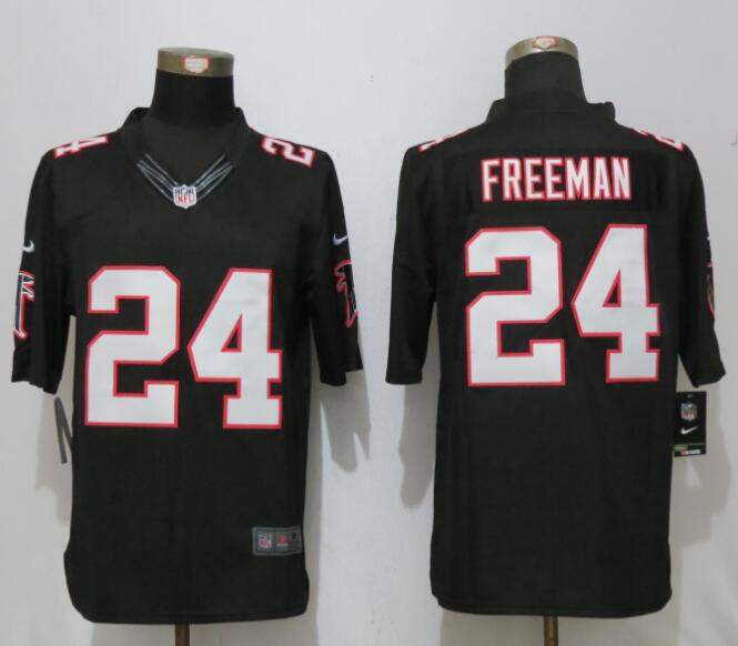 New Nike Atlanta Falcons #24 Freeman Black Limited Jersey->atlanta falcons->NFL Jersey